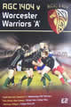 RGC 1404 Worcester A 2009 memorabilia